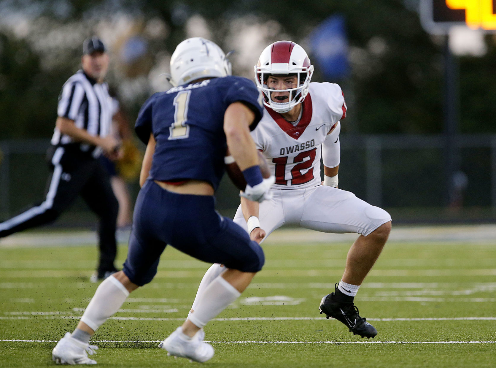 Defensive back winner: Gage Laney, Owasso